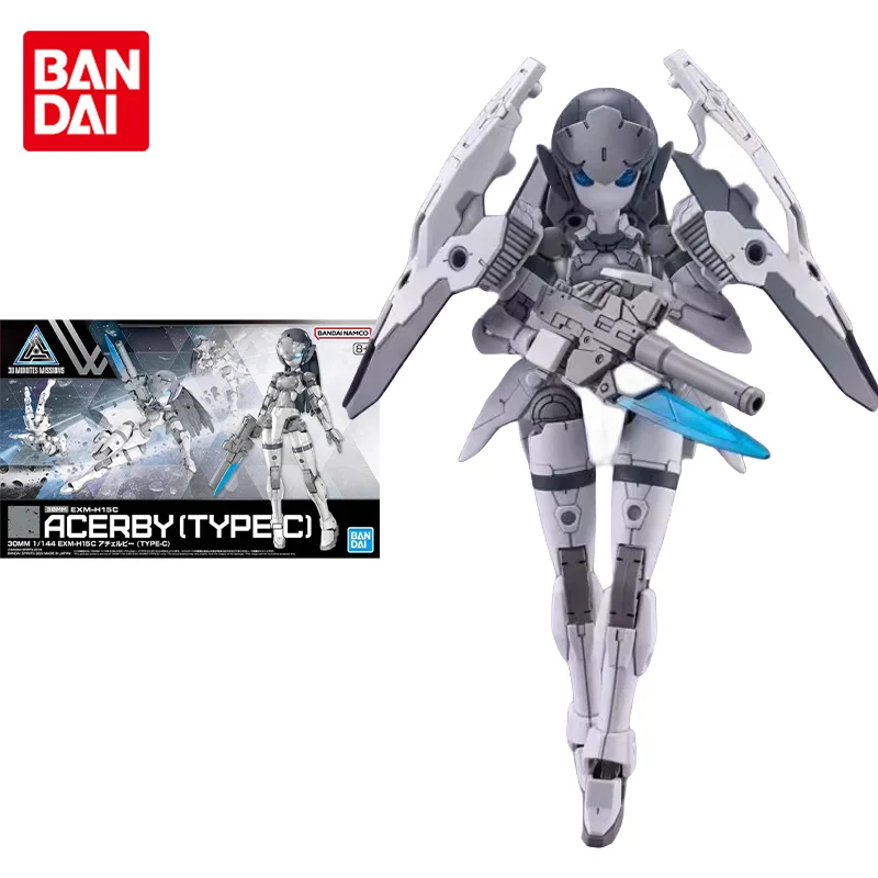 

Bandai Original 30MM 30MS Model Kit Anime Figure 1/144 EXM-H15C ACERBY(TYPE-C) Action Figures Toys Collectible Gift for Children