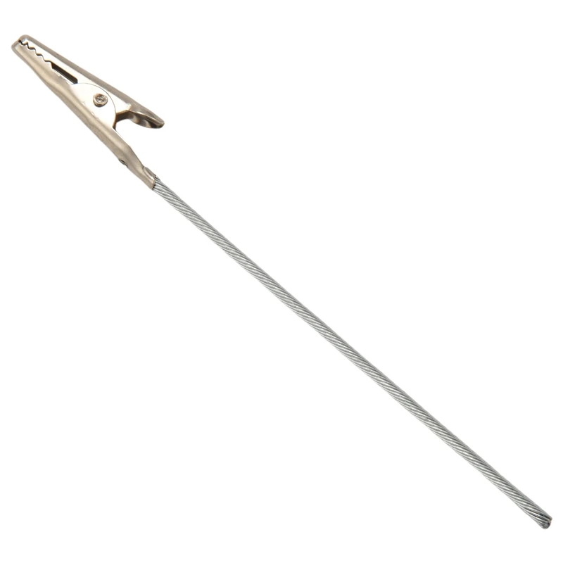 10 x clipes do metal do crocodilo com braçadeiras do jacaré do talo do fio para suportes do cartão da nota do memorando