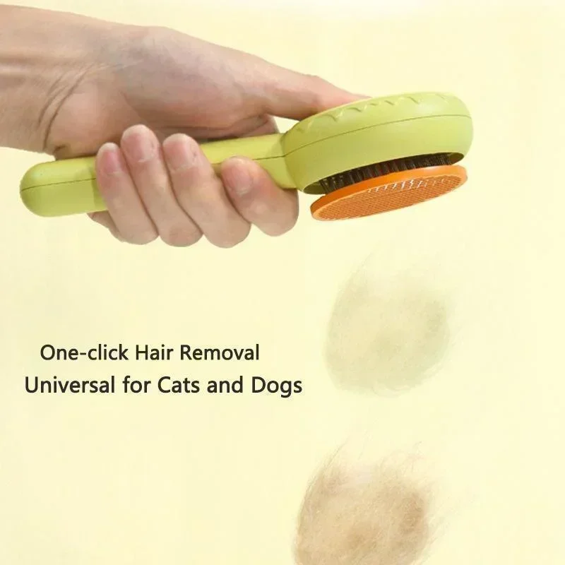 Cat Grooming Brush Pet Grooming Brush Tool  for Dogs and Cats Gently Removes Tangled Hair Slicker Brush for Pet Massage