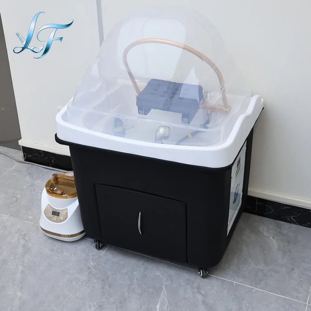 Movable Head Treatment Basin Water Circulation Shampoo Sink High Quality Ergonomic Design Durable Construction Easy Installation