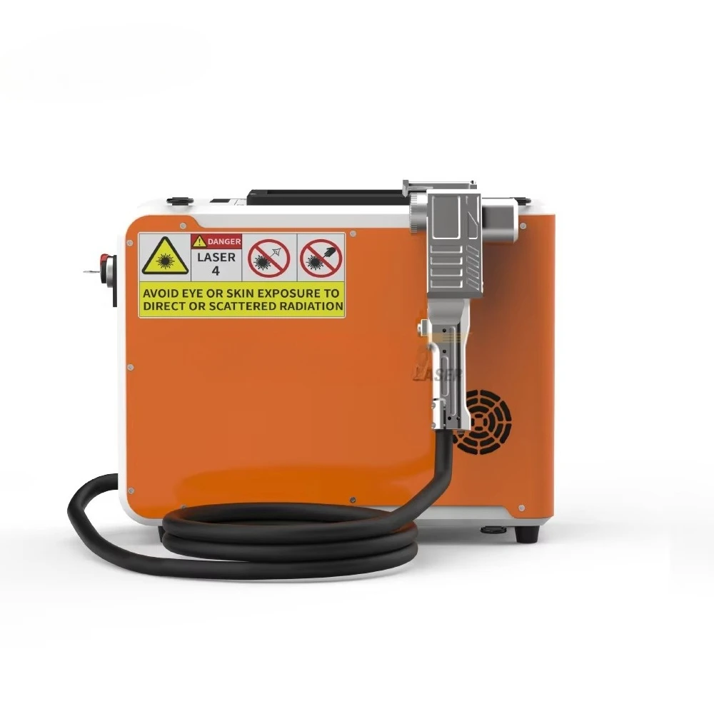 Pulse for Metal Aluminum PVC Rust Removal-Easy to Operate Portable Suitcase-Style Fiber Cleaning Machine 100W