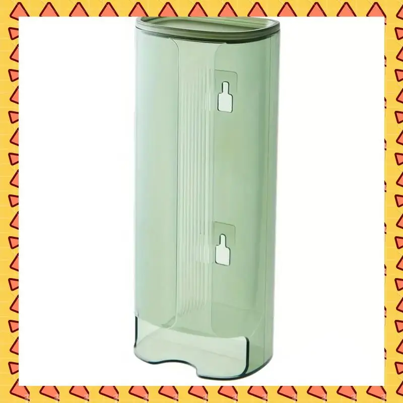 

A008 Wall-Mounted Pull-Out Storage Box For Underwear, Trash Bags - Space-Saving Organizer With Cover For Household