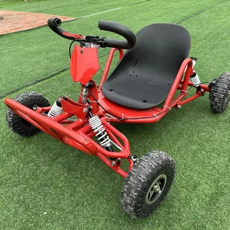 Go Kart, Mini Motocross, Single ATV, Adult Go Kart, Off-road Go Kart, 80cc 2-stroke Gasoline Engine 2.8 HP