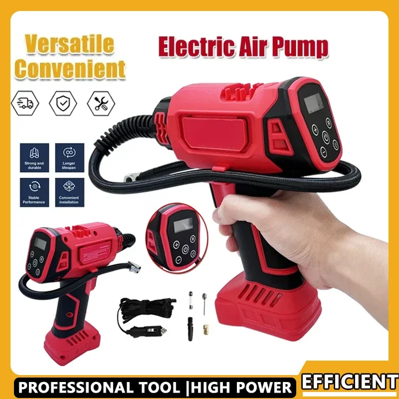 밀워키 18V 배터리 무선 전동 에어 펌프 휴대용 타이어 인플레이터 자동 차량용 컴프레서 충전식