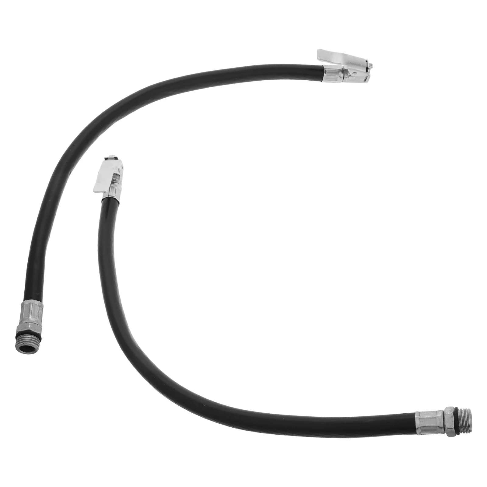 

2 Pcs Tire Inflation Tube Air Pump Hose Pressure Gauge Bicycle Accessories Compressor Attachments for Cars