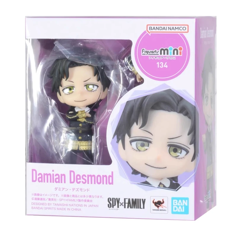 BANDAI Anime SPY×FAMILY Figuarts Mini Damian Desmond Loid Forger Yor Forger Gift for Children Genuine Action Figure Model Toys