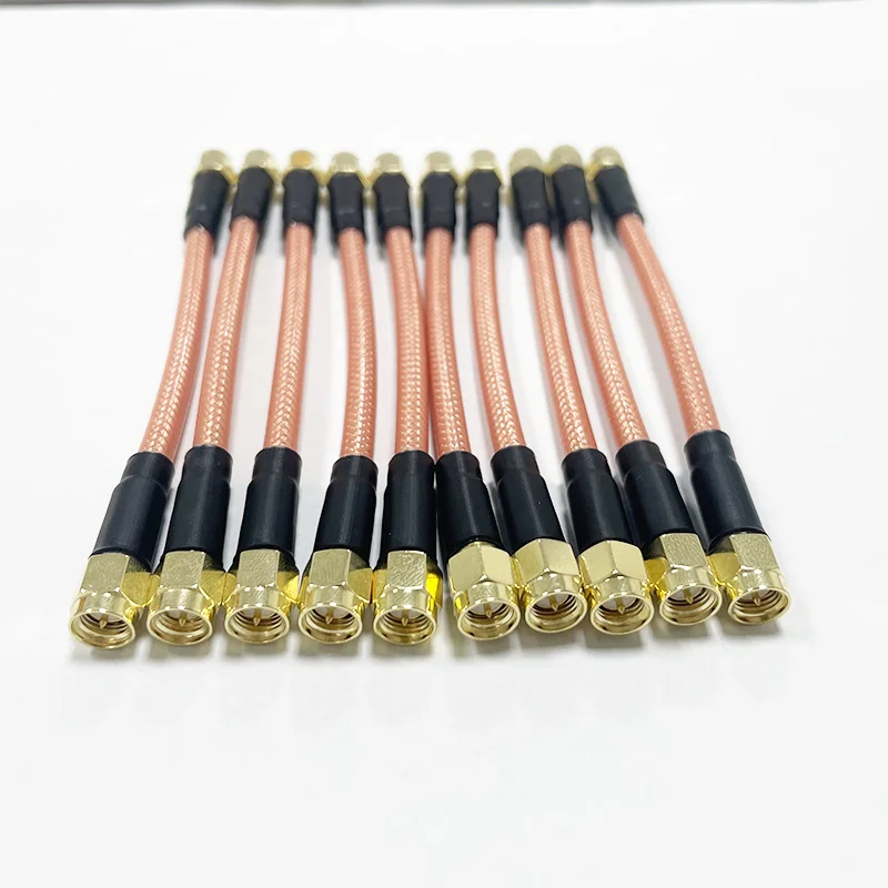 1PC RG142 SMA Male to SMA Male Coaxial Cable 50 ohm Ultra Low Loss Antenna Extension for 3G/4G/5G/LTE Network Equipment, GPS, RF
