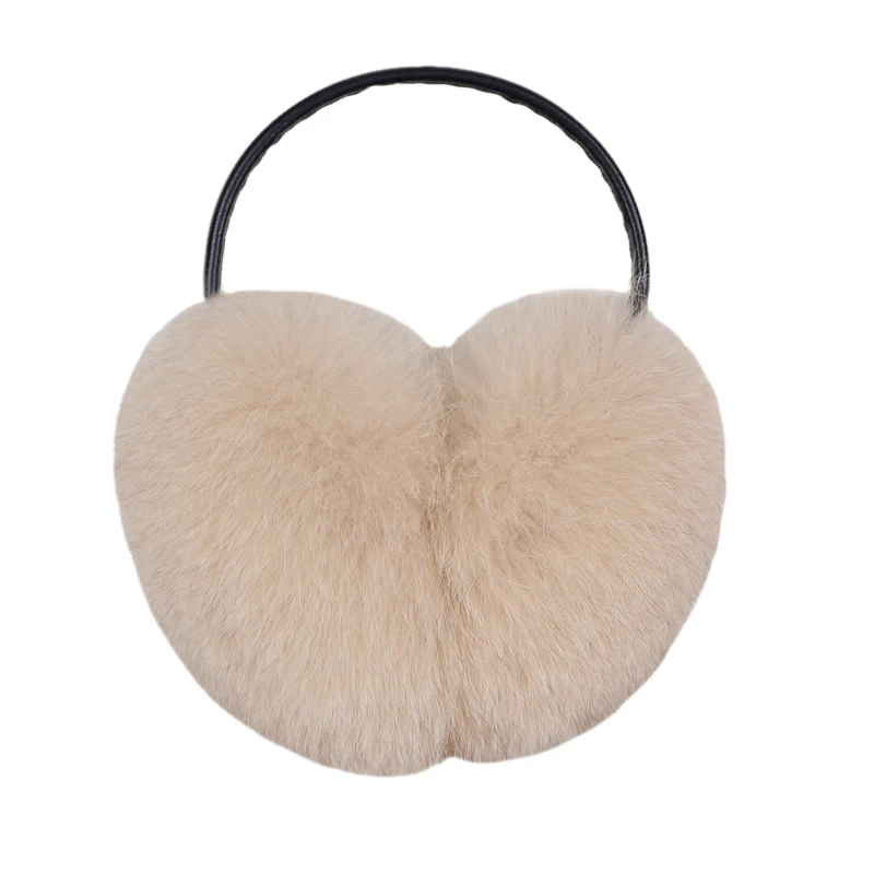 Paraorecchie retrattili in vera pelliccia di volpe, versione coreana di paraorecchie caldi in pelliccia, paraorecchie protettivi in peluche autunnali e invernali