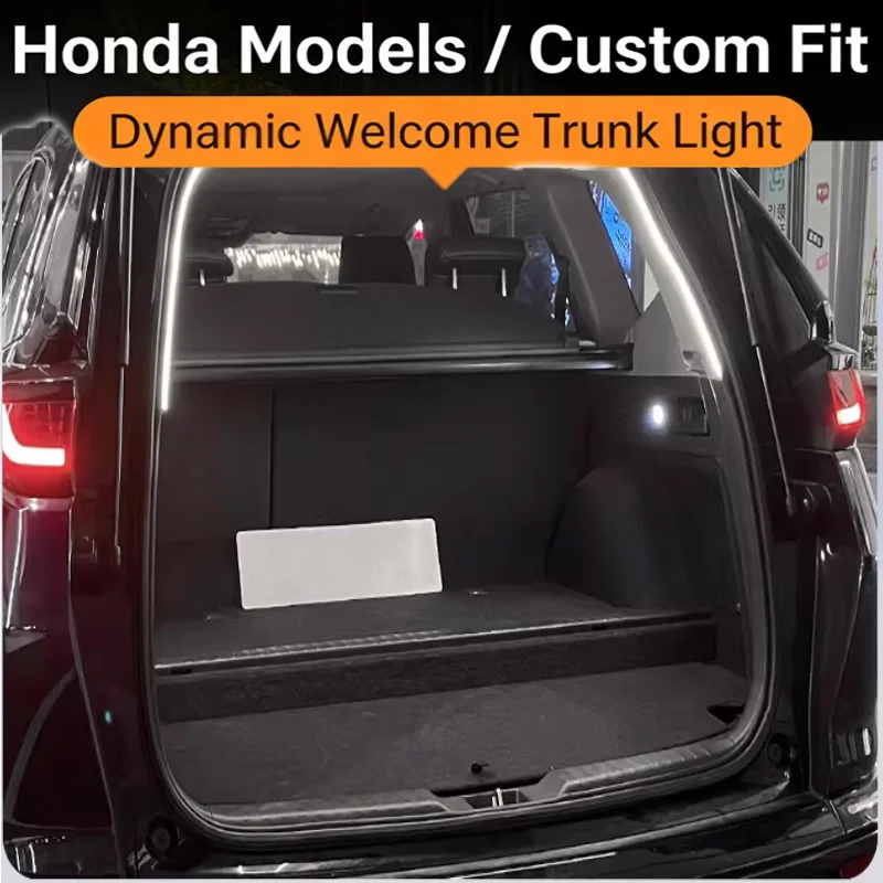 

For Honda Pilot etc. Rear Trunk LED Light Bar White Warm White Car Trunk Modified Atmosphere Lamp Lighting Strip