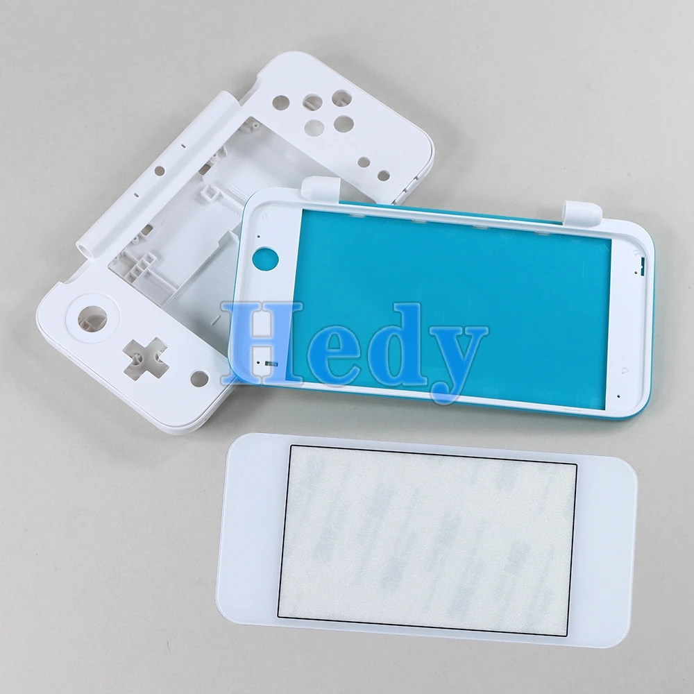 NEW2DSXL 2DSXL LL 쉘 커버 케이스 용 교체 전체 하우징 쉘 케이스 커버 NEW 2DS XL 게임 콘솔 용