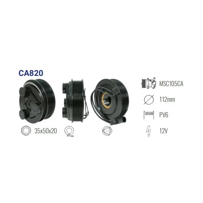 

Китайская фабрика CA820 СЦЕПЛЕНИЕ в сборе MSC105CA 6pk для MITSUBISHI OUTLANDER