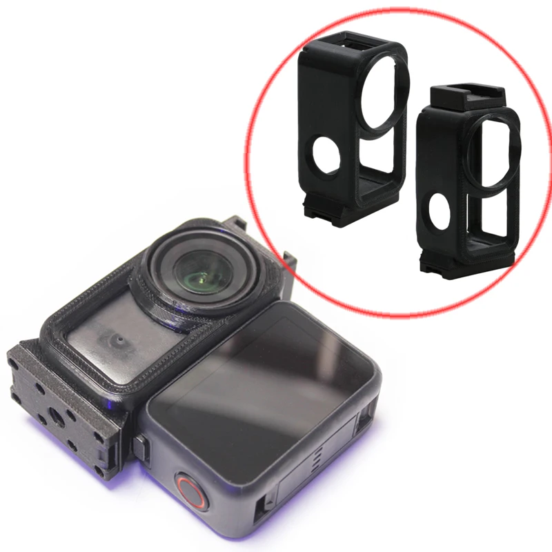 1PCS PETG-CF Magnetic Quick Release Base 3D Printed Protective Housing Optional Cold Shoe for DJI Osmo Nano Vertical Shooting