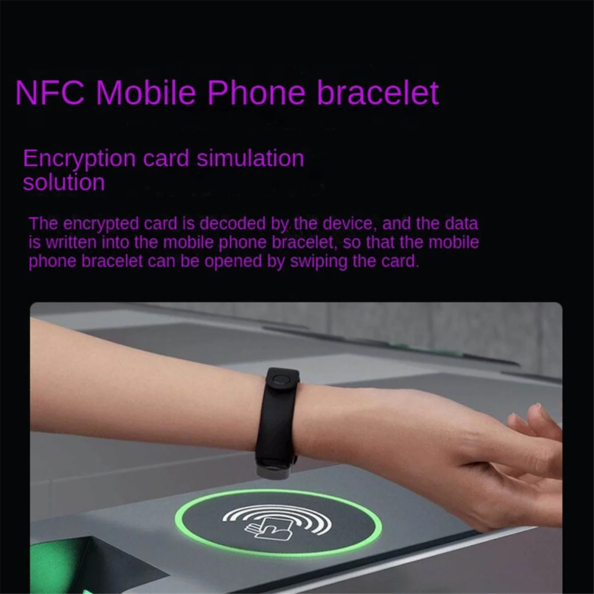 NFC Read-Write Device, Card Reader, Encrypted Access Control Decoder, Compatible with Bluetooth ICID