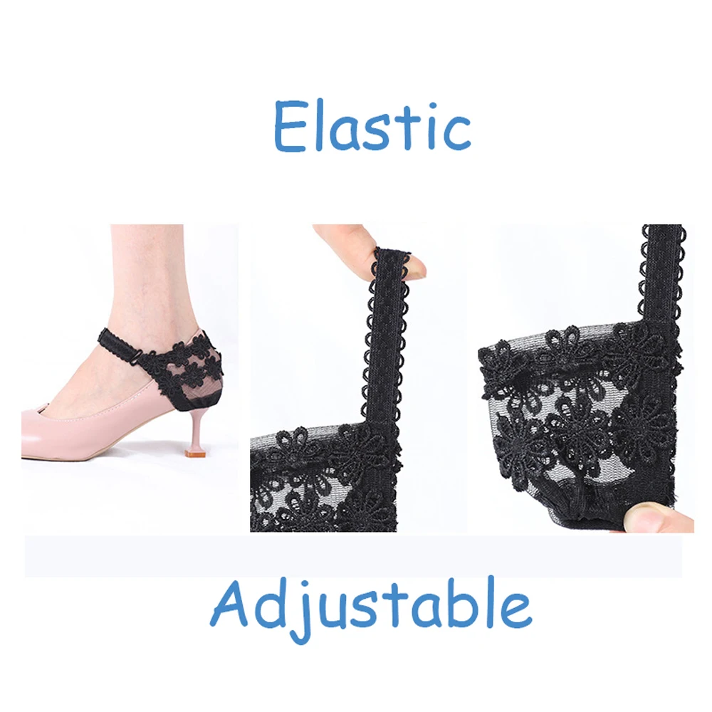 Elegant Girls Shoe Accessory Women Adjustable Flower Shoelaces High Heels Bundle Shoes Band Heels Shoe Decoration