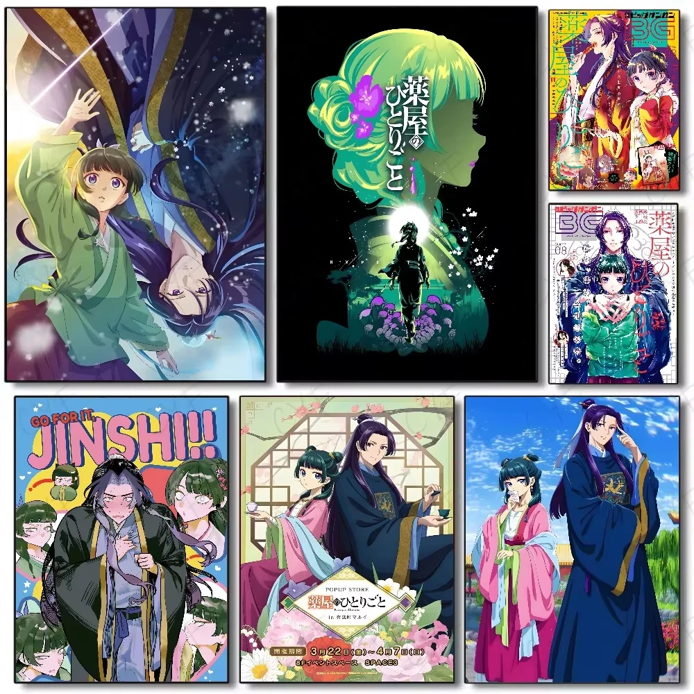 5D DIY Diamant-Malerei-Set „The Apothecary Diaries“ Anime-Kunst Vollflächiges Strass-Mosaik Wanddekoration Handwerk Geschenk für Zuhause Rahmenlos
