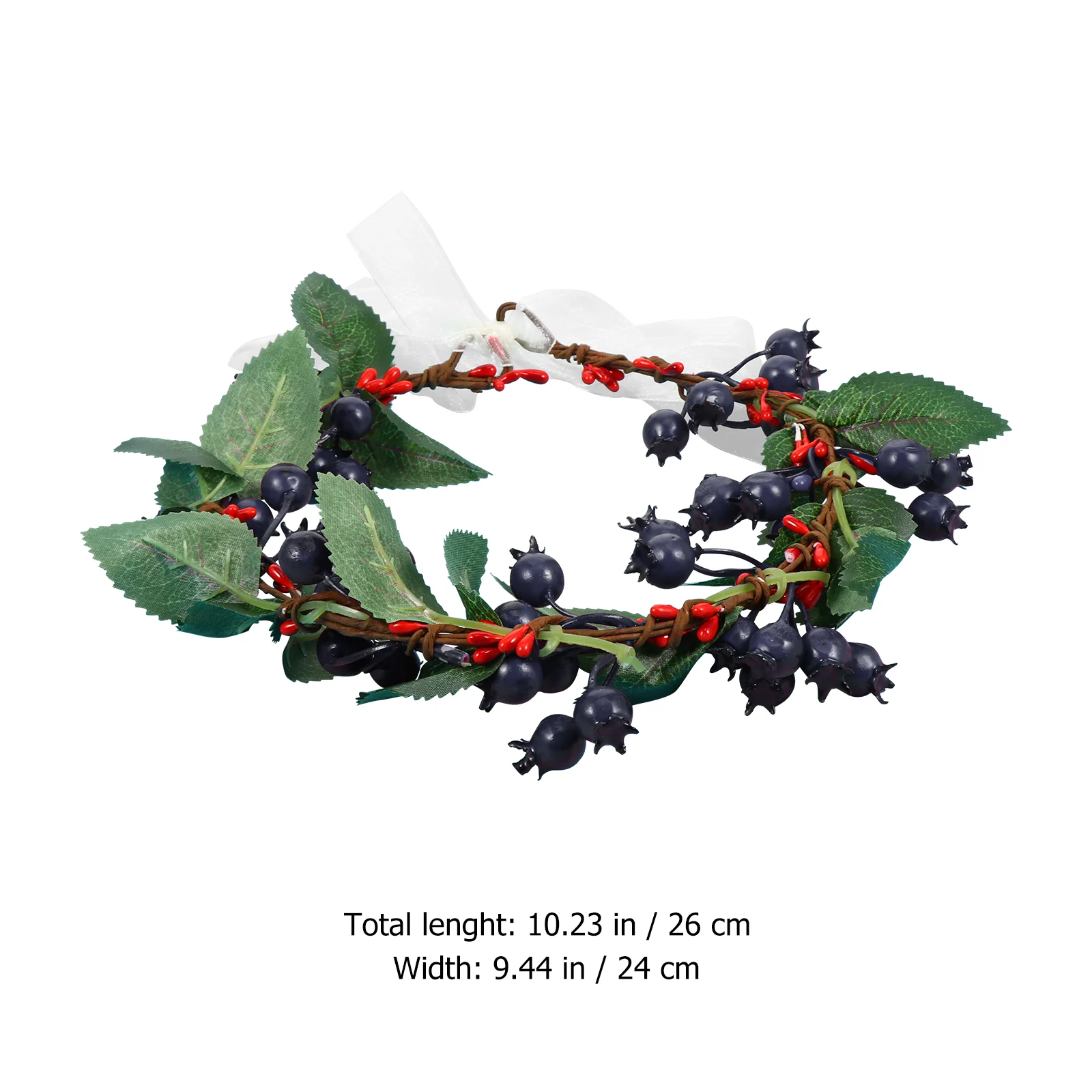 European and American Wedding Christmas Berry Wreath Bride Women's Hair Accessories Flower Textile Headband