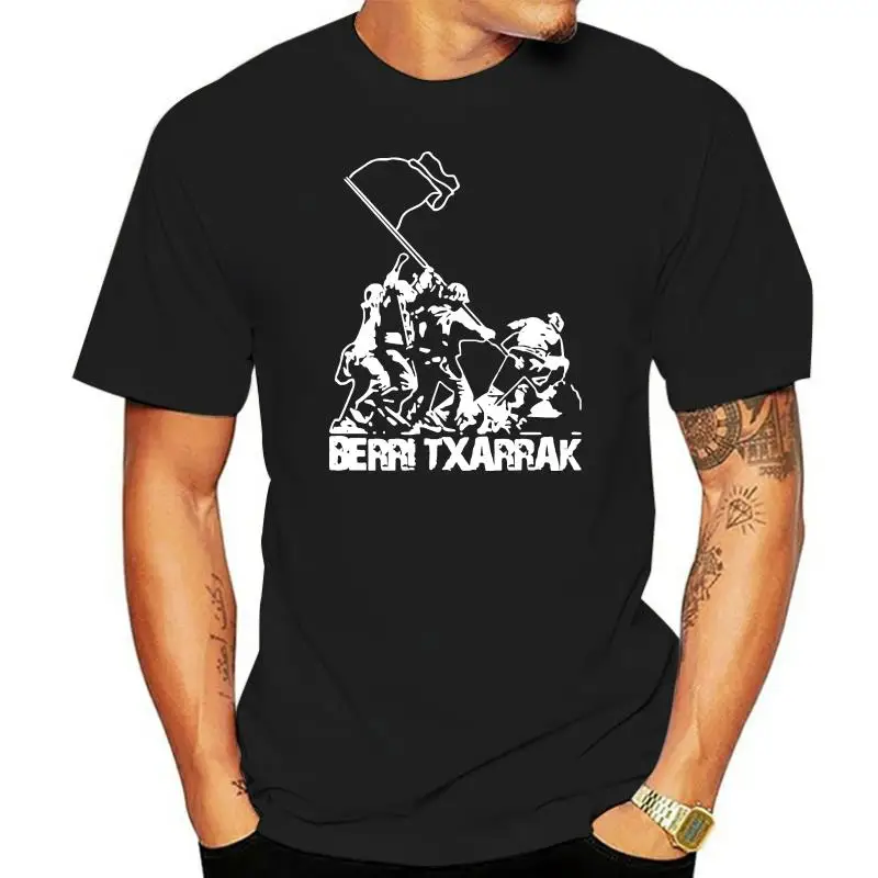 T-shirt Berri Txarrak dos homens, T-shirt impresso, Top Tees