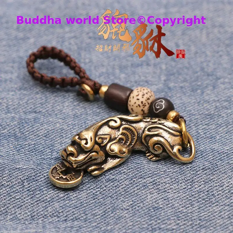 

Southeast Asia Buddhist Car pocket exorcise evil spirit talisman Omnipotent bring wealth GOOD LUCK Dragon PI XIU Pendant Amulet