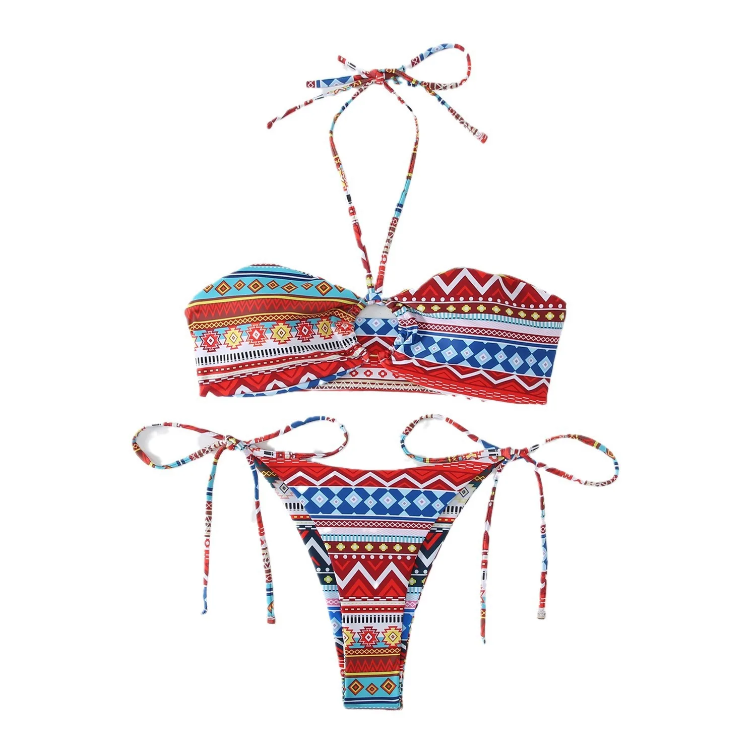 New bikini Ladies Candy Color Dopamine swimsuit Sexy Swimsuit Beach vacation Bikini