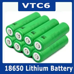 New VTC6 3.7V 3000mAh Rechargeable Li-ion Battery 18650 for Sony US18650 VTC6 30A Toys Flashlight Tools...