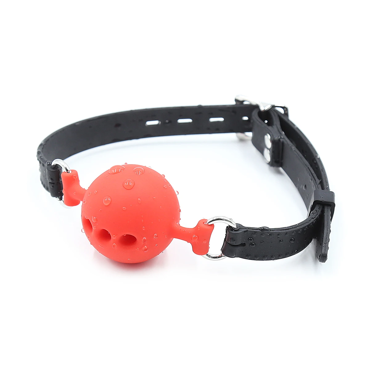 VaHppy Gags 5 Colors PU Belt Silicone Mouth Ball Diameter 3.5/4.5/5cm SM BDSM Sex Toys Gagging Drooling Bondage Adult sex games