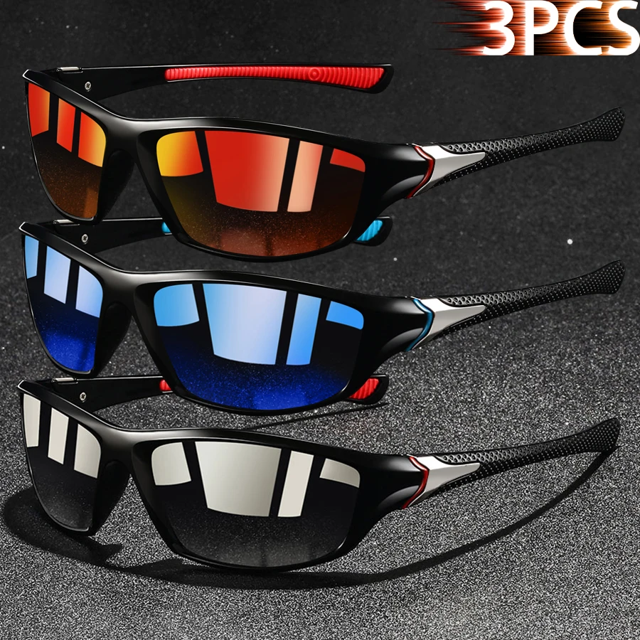 3 Stück Vintage-Sonnenbrillen, klassische Metalldekoration, Unisex, Outdoor-Sport-Sonnenbrille zum Fahren, Angeln, Radfahren, Wandern, Bergsteigen