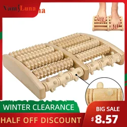 Wooden Foot Massage Roller Relieves Fatigue Foot Pain and Plantar Fasciitis Plantar Muscle Relaxation Tool Releases Lymph