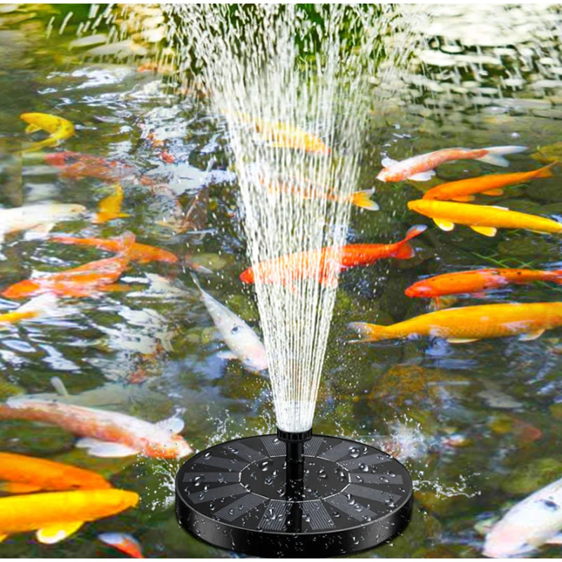 

Плавающие фонтанные насосы на солнечной энергии размером 13 см, 16 см, 18 см: идеально подходят для птичьих ванн, садовых бассейнов и декора пруда