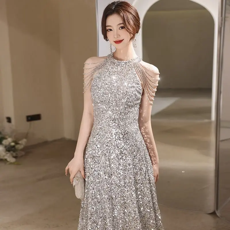 Short And Elegant Party Dresses Shinny Cocktail Dresses Ruiente Robes De Cocktail Evening Gown For Girls image 3