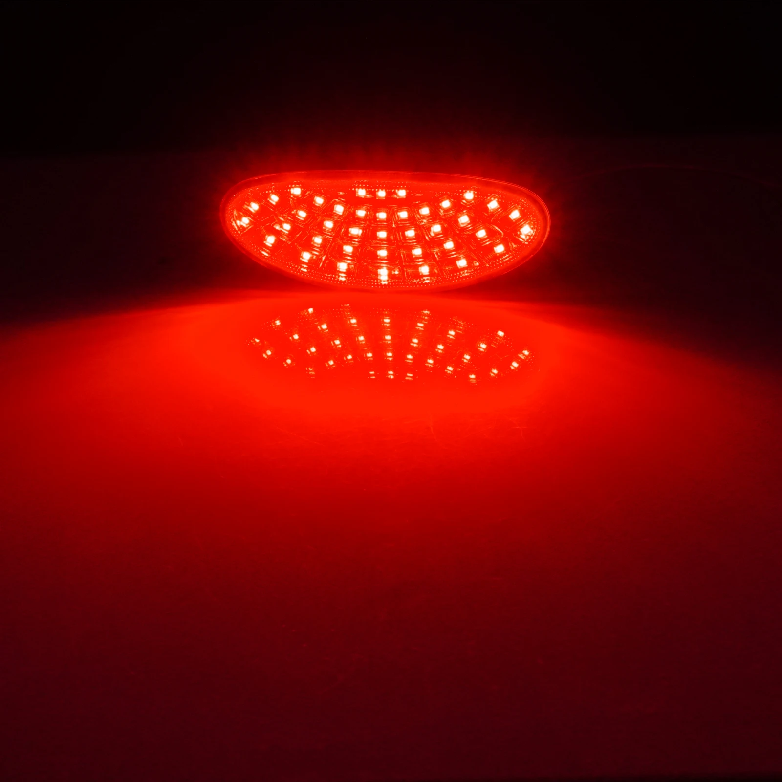 Red Lens LED Rear Bumper Driving Fog Light Lamp For Peugeot 206 Hatchback 98-09