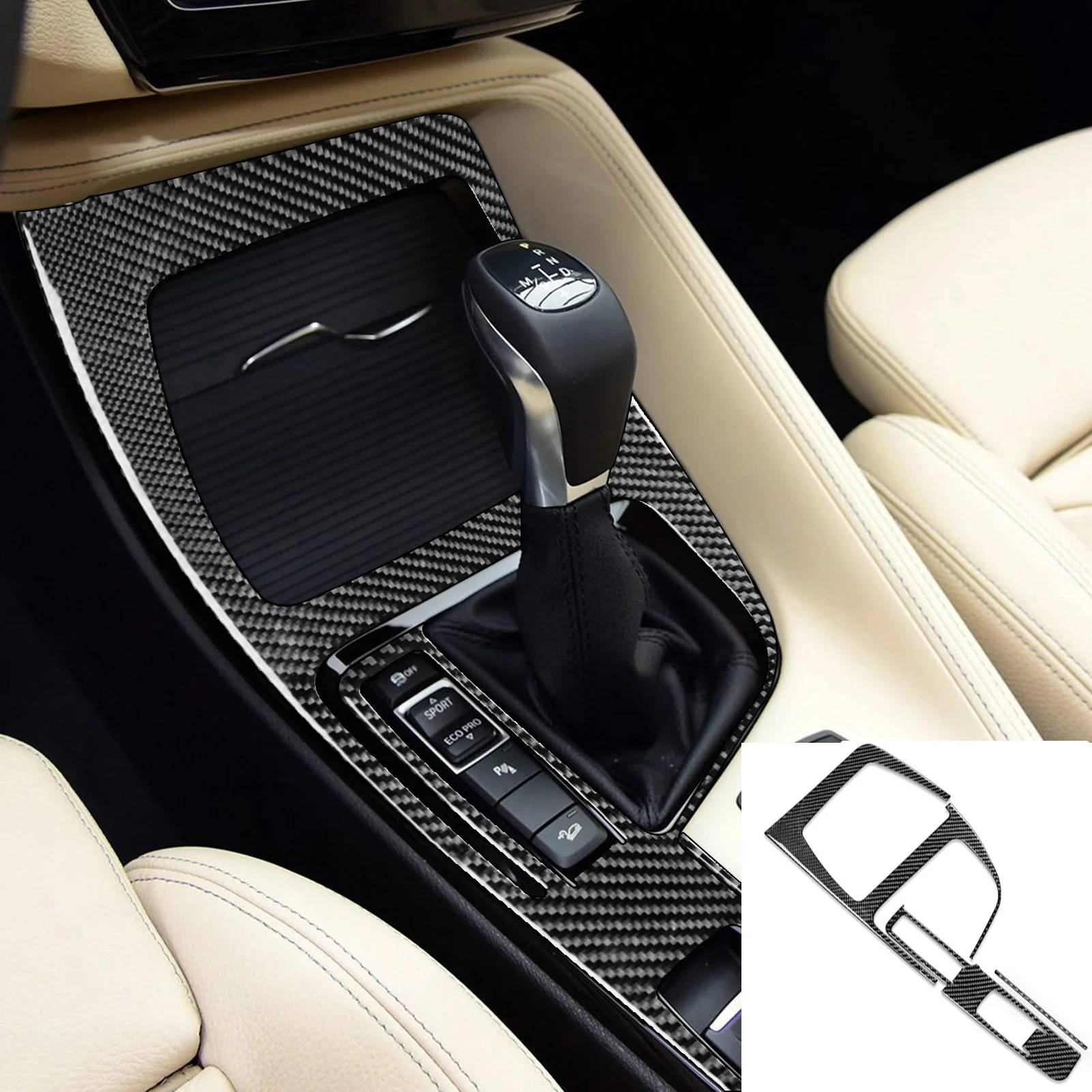 

Для BMW X1 F48 2016-2021 X2 F39 2018-2021 центральная консоль, ручка переключения передач, панель отделки, наклейка для салона автомобиля, аксессуары