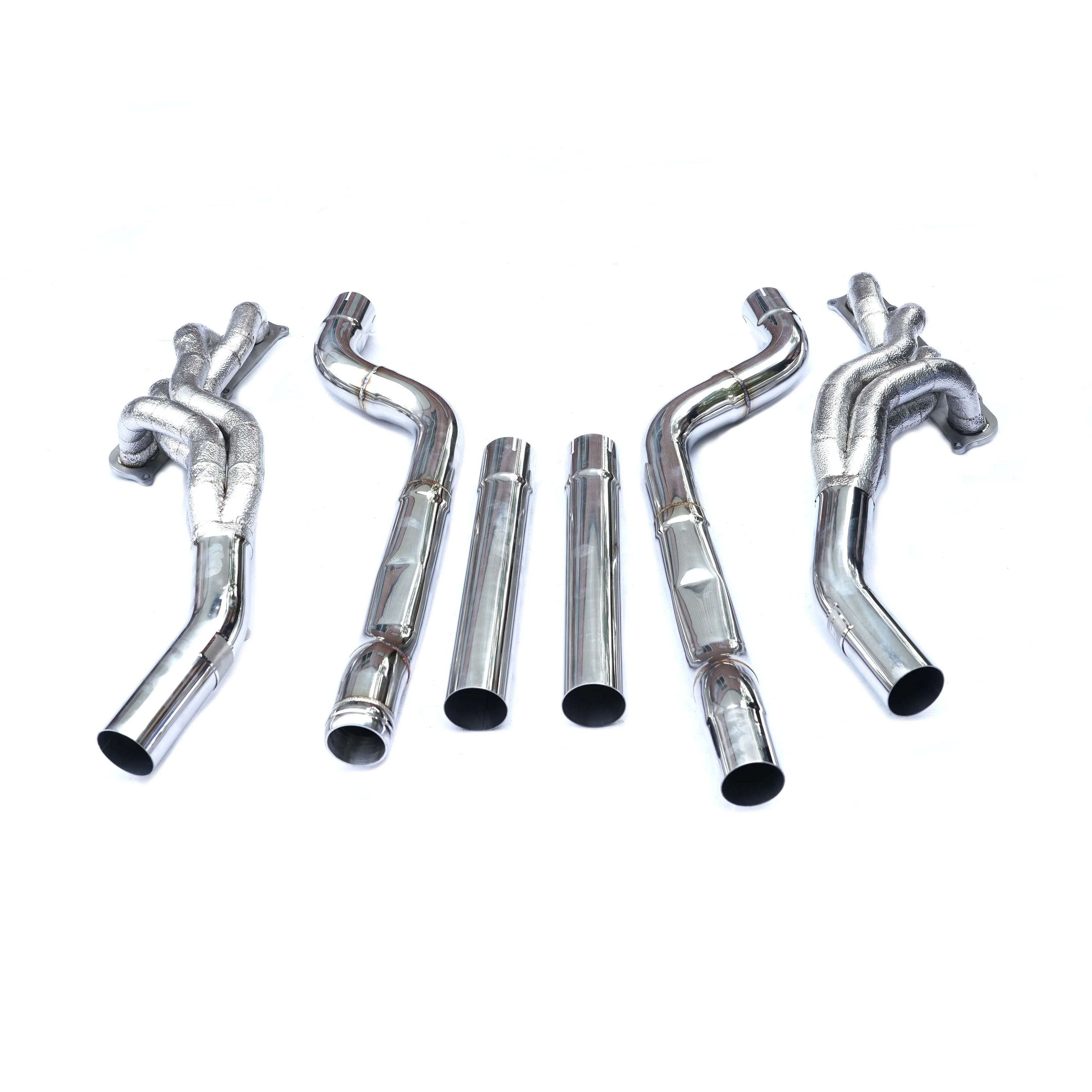 CSZ Performance Auto Upgrade Tuning Exhaust System For Mercedes Benz C63 AMG W204 6.2L V8 Long Tube Headers Manifold