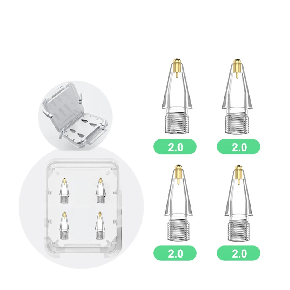 

Universal Replaceable Pencil Tips Anti-scratch Shockproof Replacement Tips 2B 4.0 3.5 2.0 Portable Stylus Nib Touch Screen