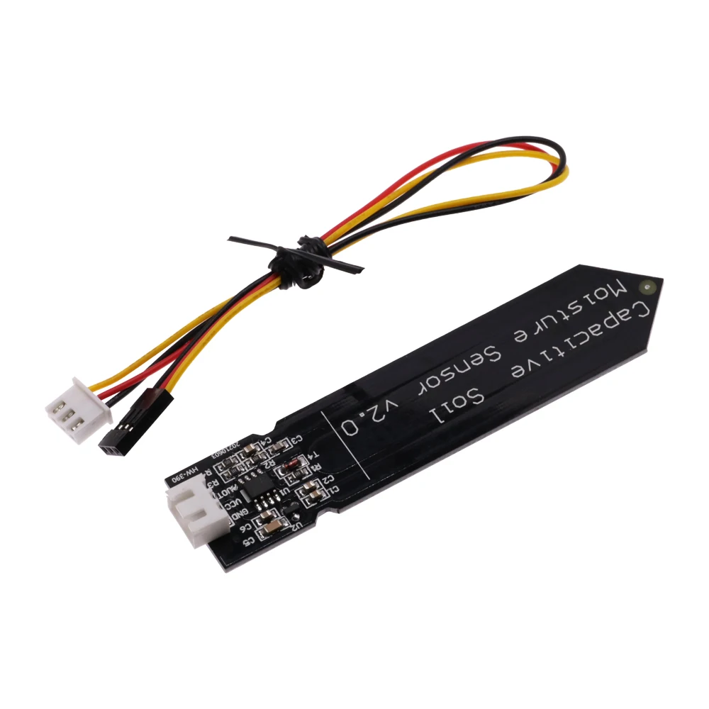 Capacitive Soil Moisture Sensor Module Not Easy to Corrode Wide Voltage Wire 3.3~5.5V Corrosion Resistant W/ Gravity for Arduino