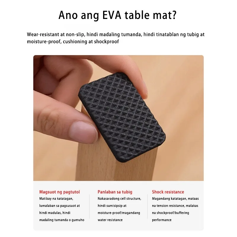 5M Table Chair Foot Pads Non-Slip EVA Foam Self-Adhesive Furniture Leg Floor Protective Pad Anti Abrasion Furniture Accessories