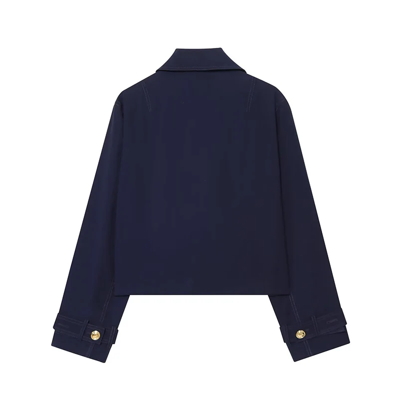 Jackets Autumn Women's New Coats Slim V-neck Elegant Fashion Autumn Long Sleeves Women Jackets Chic Street Youth Outerwear