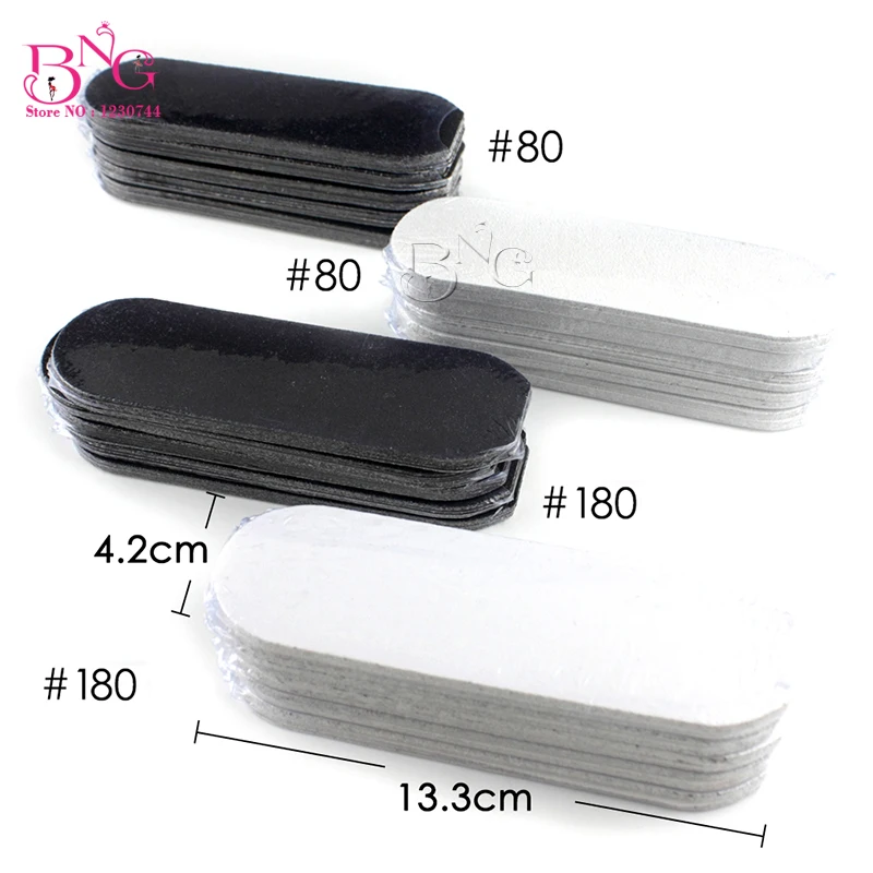 BNG 10pcs #80 #180 Foot Files Replace Sanding Cloth Pedicure Feet Foot Care Tool Calluses-Remover Dead Skin Foot Rasp Refill