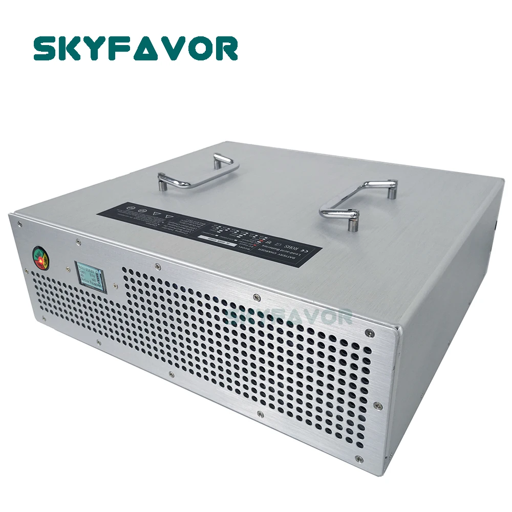 تخصيص 90A 8S شاحن بطارية ليثيوم أيون 33.6 فولت عالية الطاقة 8S شاحن بطارية ليثيوم أيون التلقائي 24 فولت 8 ثانية شاحن بطارية أيون الليثيوم