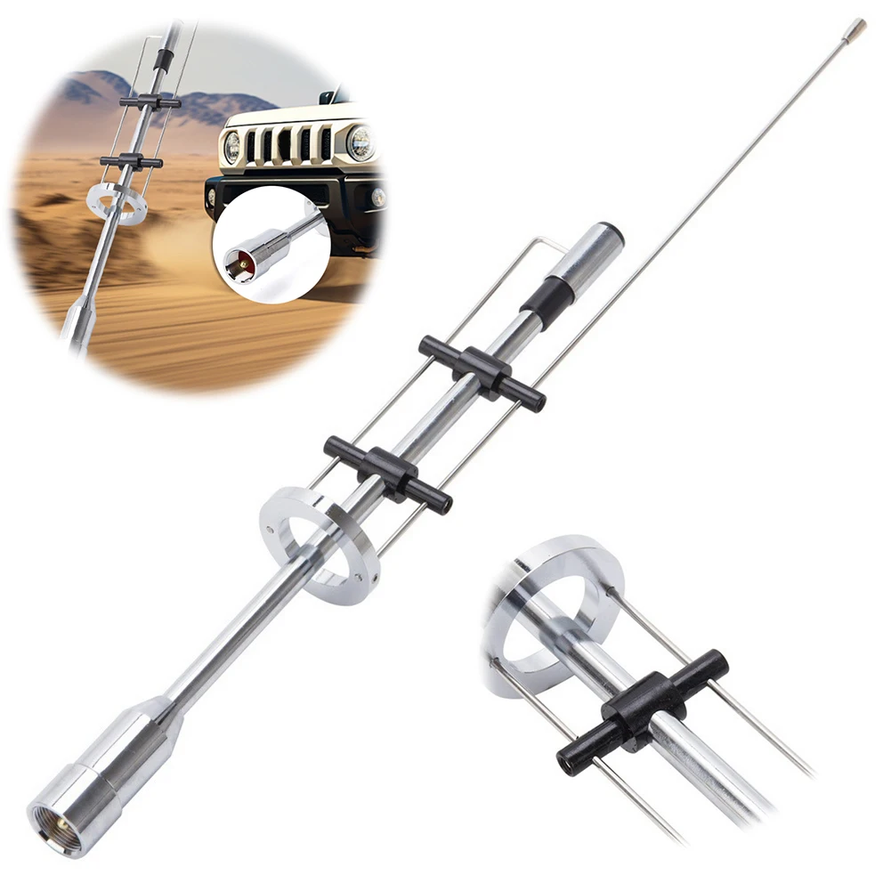 هوائيات الراديو المهنية CBC-435 UHF VHF 145/435 ميجا هرتز هوائي ثنائي النطاق قطع غيار السيارات الخارجية لراديو السيارة المحمول لحم الخنزير