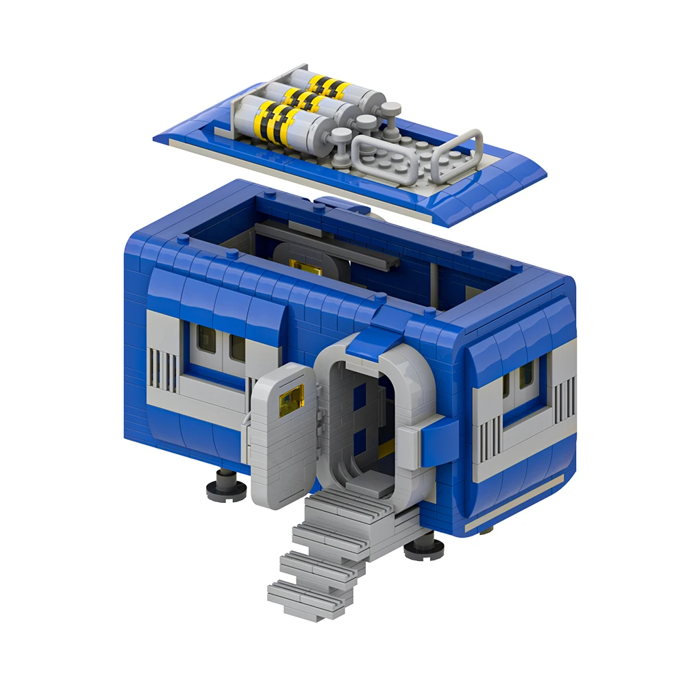 ゴブリックス MOC クラシックスペースバトル モジュラービルディングブロックモデル スペースモジュラーベース v2 アーキテクチャブリック組み立ておもちゃギフト