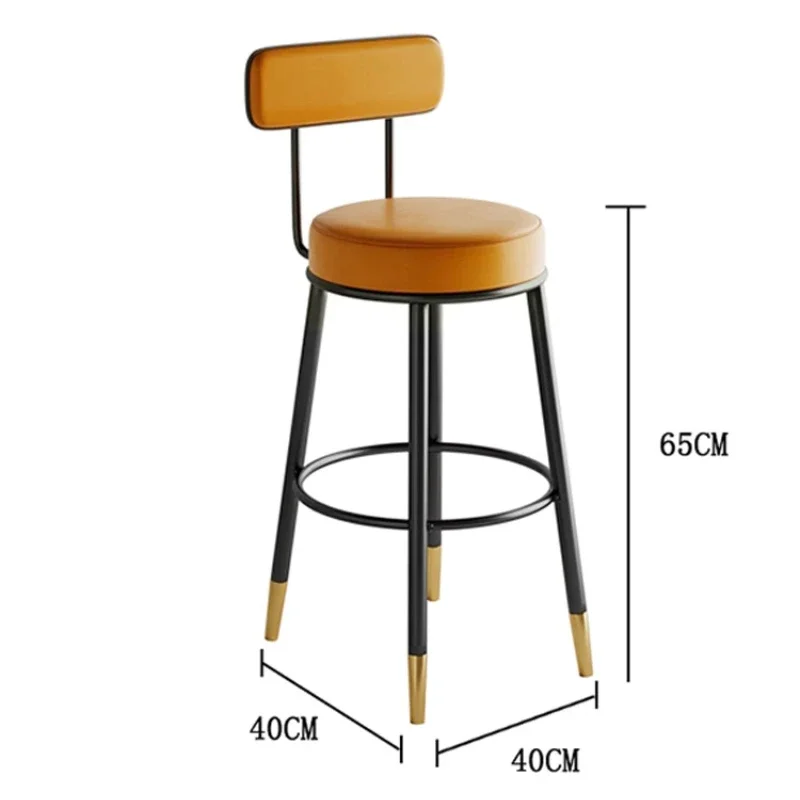 Chaises Home Bar Stools Salon Luxury Makeup High Kitchen Bar Stools Armchair Elegant Taburete Alto Cocina Bar Furniture Counter