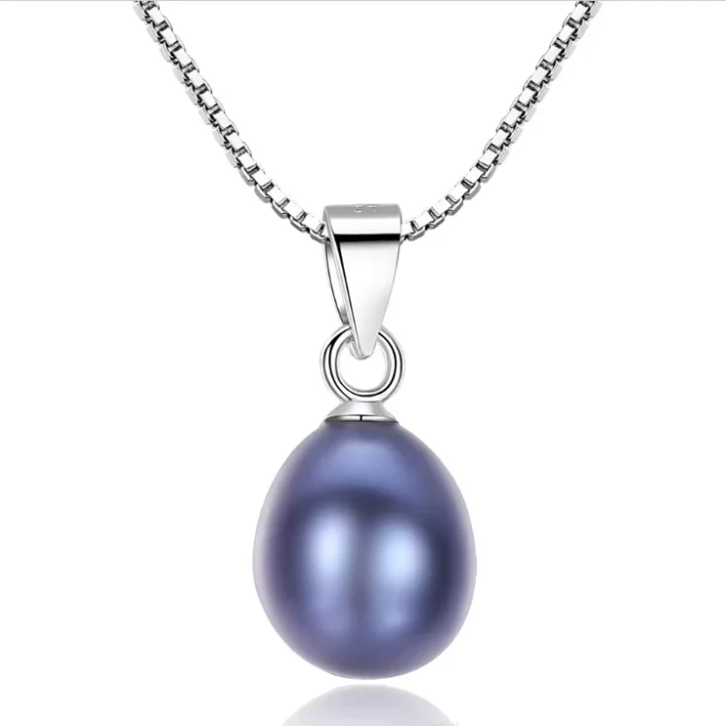 

ОЖЕРЕЛЬЕ С КУЛЬТУРНЫМ ЧЕРНЫМ ПЕРЛАМ 17 ДЮЙМОВ 8,5 ММ