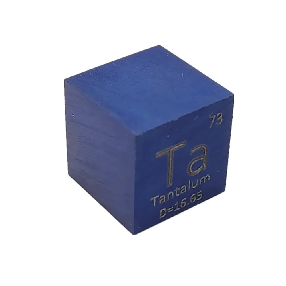 

1pcs Tantalum Ta Metal 10mm Density Cube 99.95% Pure for Element Collection