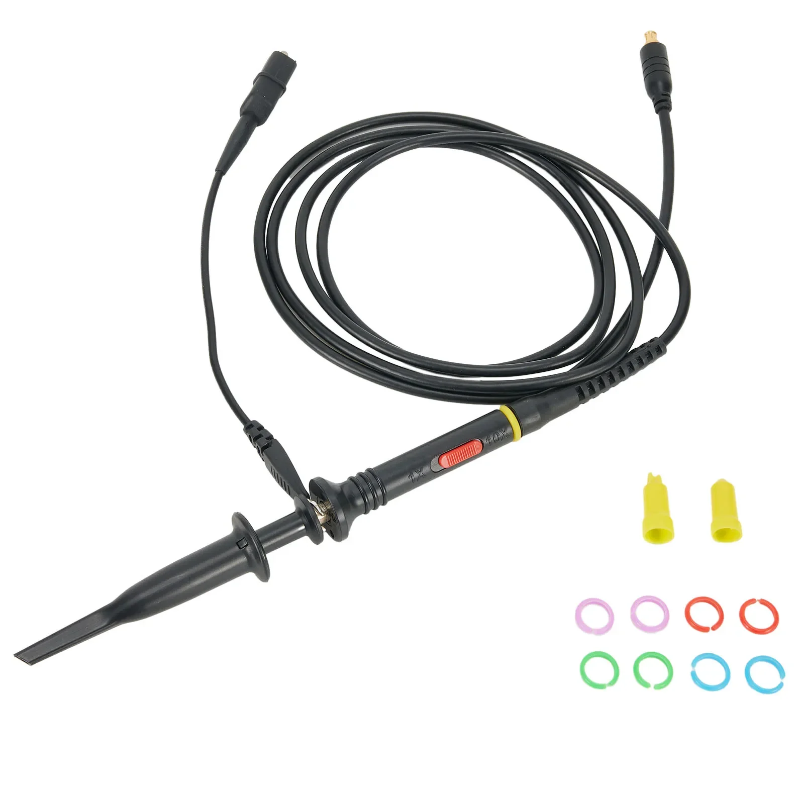 1 Pc MCX 오실로스코프 프로브 60MHz 1X 10X 휴대용 오실로스코프 용 악어 클립 휴대용 오실로스코프 용 클립 온 프로브