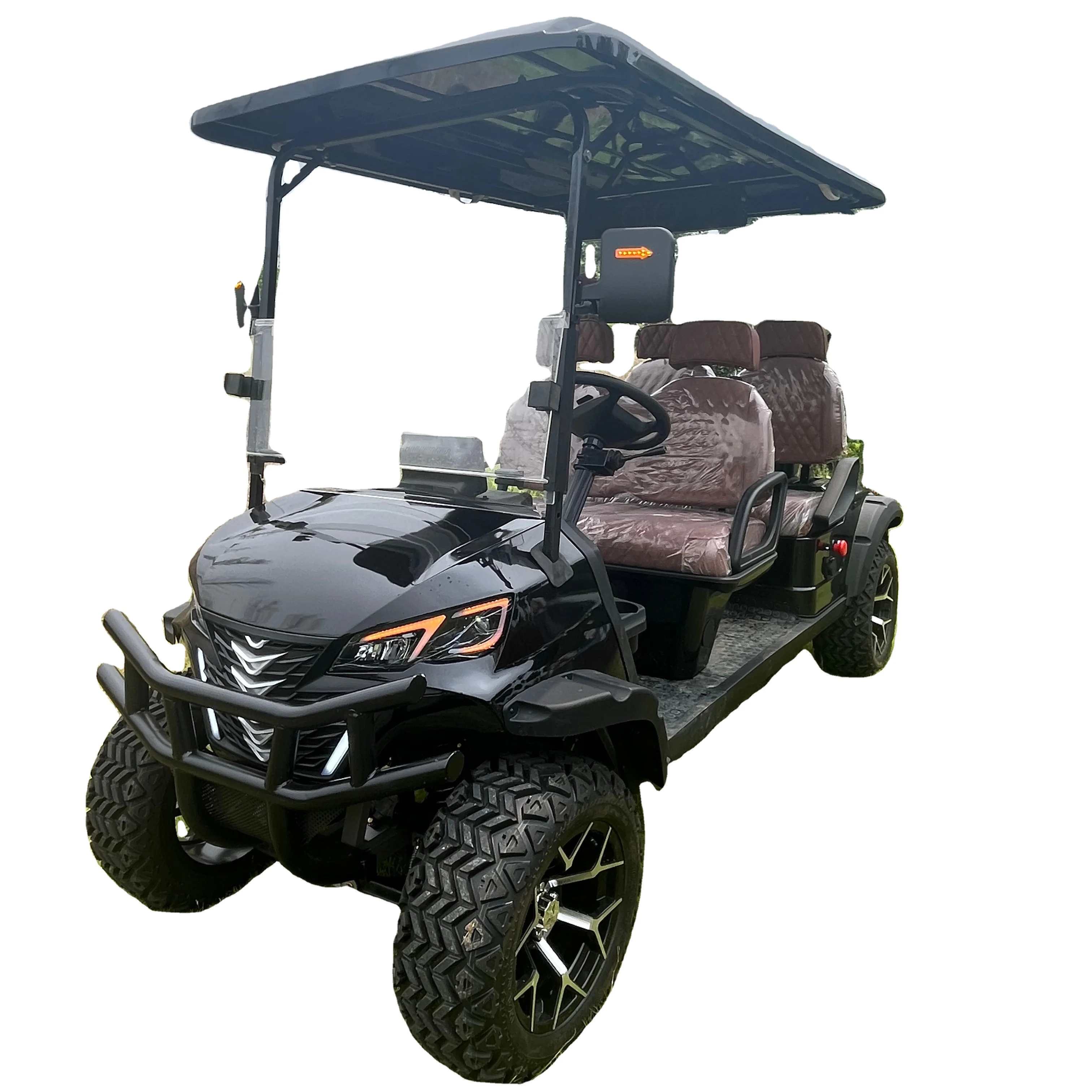 Factory New Export 4 Wheel Off Road Golf Cart Equipped With 300CC 4 Stroke 2-8 Seats Buggy Cart
