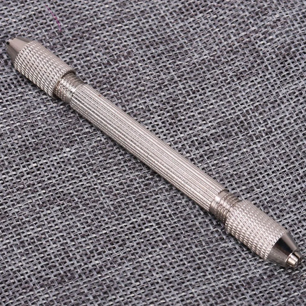 

Precision Metal Construction Pin Vise Chuck Double End Design Hand Drill Bit Watch Repair Tool Watch Repair