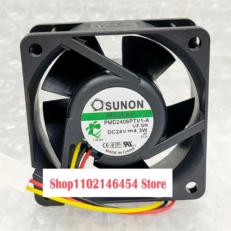 

1 шт. для SUNON PMD2406PTV1-A U.F.GN 24 В 4,3 Вт 60x60x25 мм 3-контактный охлаждающий вентилятор