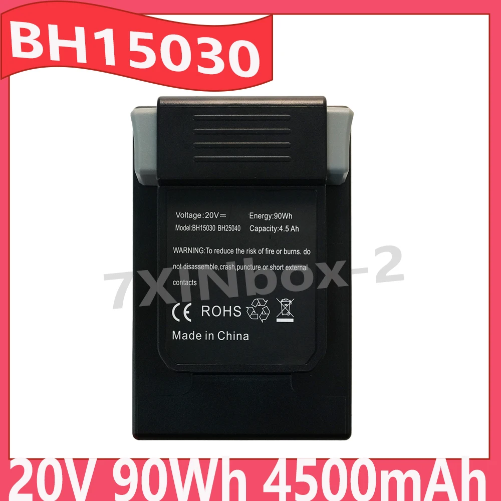 BH15030 BH25040 20V 90Wh 4500mAh Replacement battery For Hoover BH55210 BH53310 BH53420 BH15040 BH15030C Cordless Vacuum Cleaner