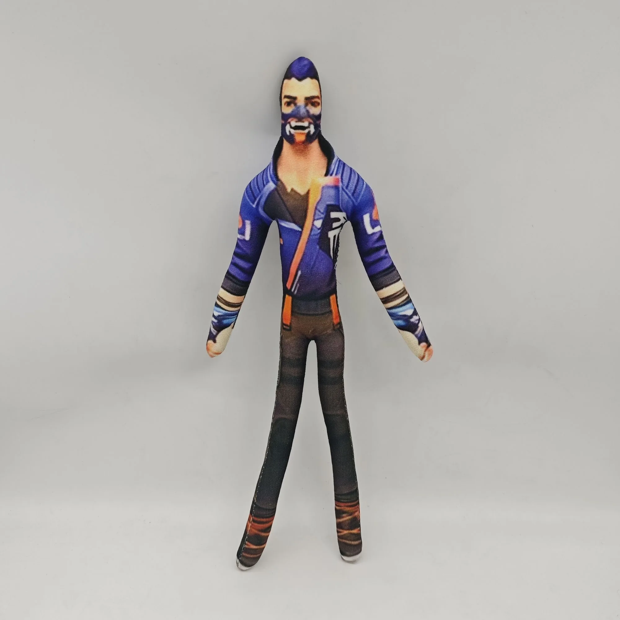 28cm Various Postures With Body Wire Flexible Cosplay Valorant Anime Game Vyse and Yoru Plush Toys Character Figure Plushie Doll