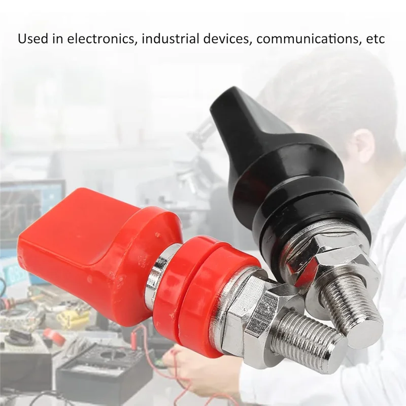 Terminal de poste de ligação de latão A25M M6x60 para conexão de energia de alta corrente